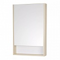 Зеркальный шкаф Сканди 55 Белый/Дуб Верона 1A252102SDB20